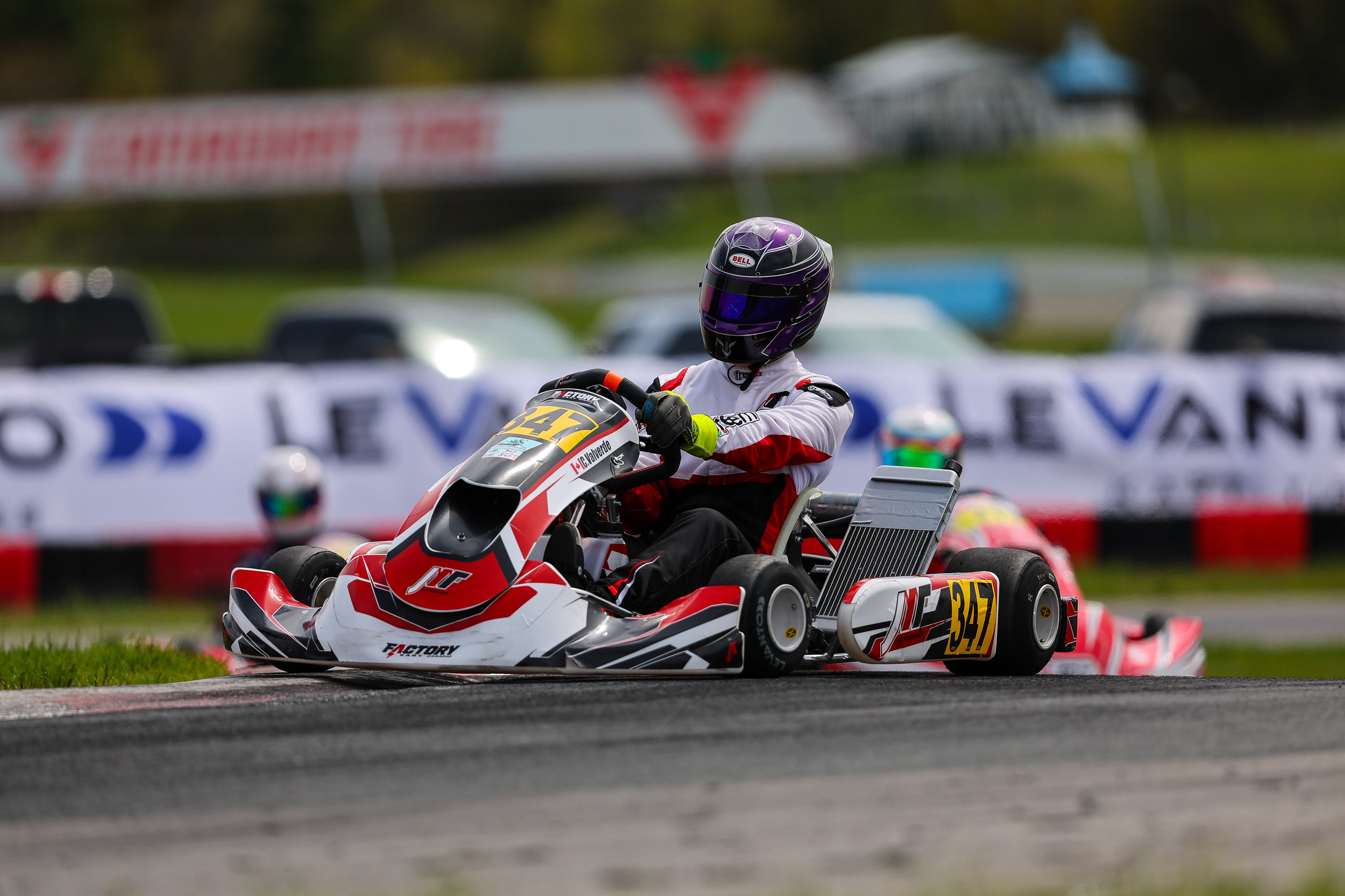 Christian Valverde cornering kart 347