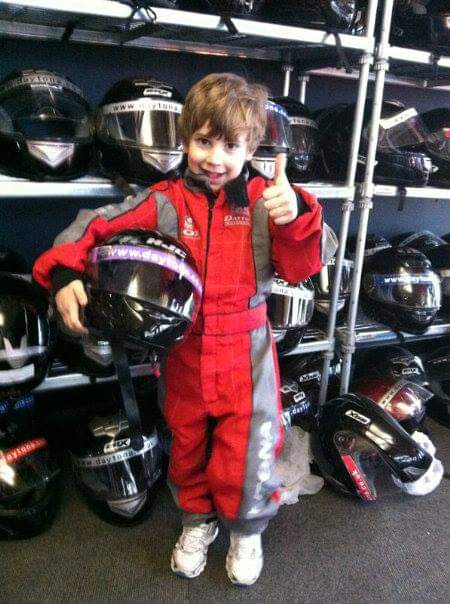 Christian Valverde, age 5, at Daytona Milton Keynes