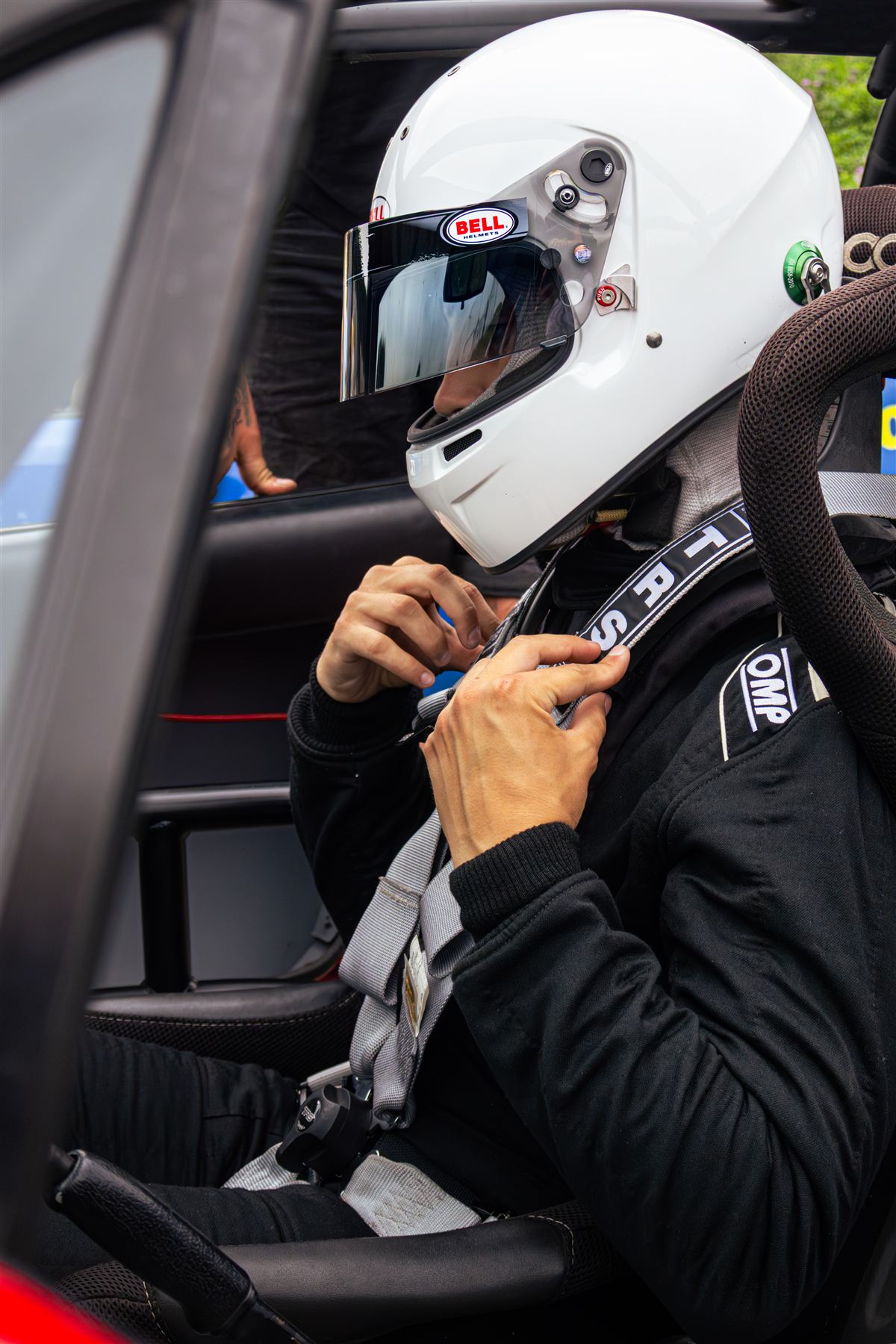 Christian Valverde, assembly area, Snetterton